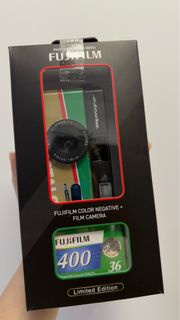 Fujifilm 富士x Escura 菲林相機連菲林限定套裝 金色