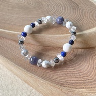 星野星鑽手串/閃靈鑽青金石/天然/水晶手鏈/能量石/原生態040110