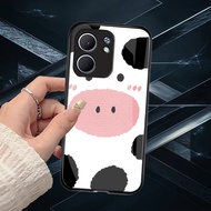 Latest Oppo A5X Glass Softcase 2025 - Oppo A5X Case - Oppo A5X HP Case - Oppo A5X HP Casing Full Cov