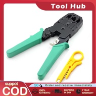 1PC Crimping Tool, Cable Cutter & Stripper, For RJ45 RJ11 8P8C 6P6C 4P4C Connectors