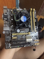 ASUS B85 m 主機板連 Intel 風扇 連cpu i5 4460