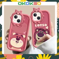 Suitable For OPPO Phone Case Reno8 5G/Reno7pro/reno6/7z/5 New Style Cartoon Bow Camera Strawberry Bear Shock-Resistant Mobile Soft R17 Couple Model A9 2020/A31/F11/A3S/A53A15