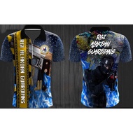 BLUE POLO-RGI GUARDIANS POLO zipper SHIRT Fully sublimated 2024 NEW