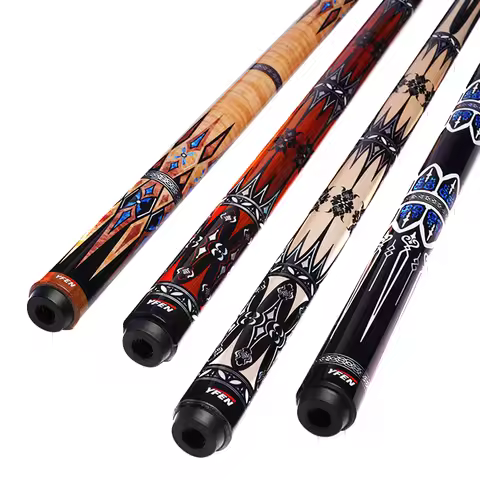 YFen Series Carbon Fiber Shaft Pool Cue Stick Professional Billiards 11.5/12.5mm Tip Carbon Technolo