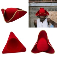 JN Creative Colonial Tricorn Hat Adult Unisex Carnivals Pirate Hat Photography Hat