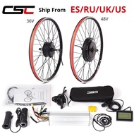 Electric Bike Conversion Kit 20-29 Inch 700C Ebike Conversion Kit 36V 250W 48V 1000W 1500W Front Rea