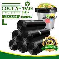 COOL.Y Trash Bag Makapal Garbage Bag Thick Black Garbage Bag Strong Plastic Bag Garbage Bags (S/M/L/