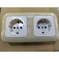 Panasonic WEJP1121F-7 cream socket + socket