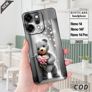 OPPO RENO 14 Case _Case OPPO RENO 14F _Case OPPO RENO 14 PRO _Black silicone casing ElasticBENING