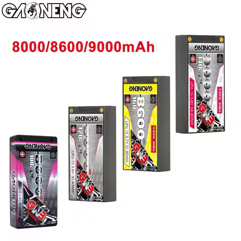 GAONENG GNB 1S 8000/8600/9000mAh 3.7V/3.8V 100C/120C/160C Lipo Battery With XT60/T Plug
