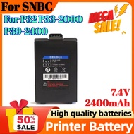 NEW 7.4V 2400mAh Rechargeable Battery for SNBC P32 P33-2000 P39-2400 Printer Battery