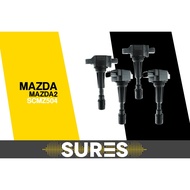 ( Promotion+++) คุ้มที่สุด SET ราคาดี 4 ตัว คอยล์จุด MAZDA 2 / MAZDA 3 1.6 ตรงรุ่น - SCMZ-504 - SURE