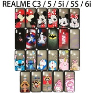 Realme C3/5/5i/5s/6i Frosted Matte All Fasion Cartoon Design Dualtone Phone Case