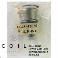BALL JOINT LOWER ARM LOW LOWER COROLLA DX 79-83 43308-12030