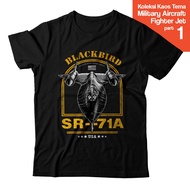 Fighter Jet Military Aircraft USA T-Shirt – Military World War Fighter Aircraft Shirt | SR-71A Black
