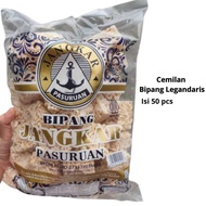 Cemilan Bipang Jipang Jangkar PINGGIRAN TANGGUNG RASA ORIGINAL ATAU VANILA ISI 50 PCS