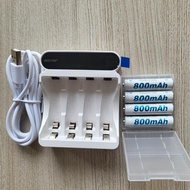Bộ Sạc pin Beston C9023L sạc nhanh tự ngắt màn hình LCD Pin sạc AA AAA dung lượng cao tùy chọn Phụ K