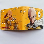 9bv6 Men's Wallet Cartoon Wallet Coin Purse Card Holder One Punch Man Saitama Wallet