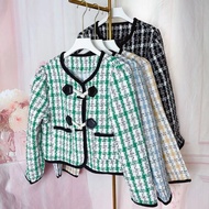 Bevy TOP/TOP/OUTTER/CARDI/BLAZER KOREAN TWEED IMPORT