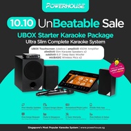 [SG] Powerhouse Slim Starter Home Karaoke System with Touchscreen Jukebox KTV System Karaoke Box