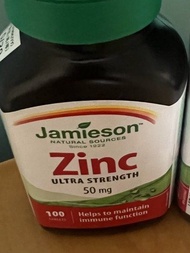 Jamieson Zinc 50mg 鋅 50毫克 100片