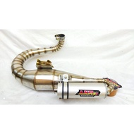 Vespa Racing Exhaust Left Copy Malossi PNP ALL Vespa 2 Stroke Px150, Excel,Super, Sprint,Vbb, Exclusive, PS