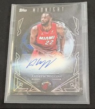 Andrew Wiggins Auto Topps - Midnight Sun Signatures card