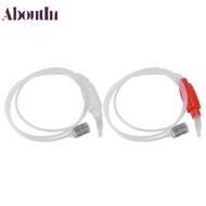ABOUTIN 2pcs Liquid Siphon Tube, Manual Pump Plastic Homebrew Transfer Hose, Portable With Filter Br