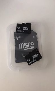SD記憶卡 2gb卡*2 轉接卡