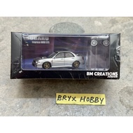 BM Creations Subaru 2001 Impreza WRX #BM64B0080 Silver RHD (1:64)