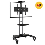New Version Original NB 32 to 65 Inch Portable Mobile TV Trolley Stand Cart AVA1500-60-1P