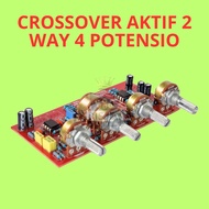 2 Way Active Audio Crossover for Home Sound System