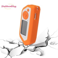 STABLESELLING For Flipper Zero Protective , White/Orange Silicone Game Console Protective Cover,  Mu