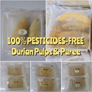 💯 PESTICIDES-FREE Frozen D24 & Musang King & Native Durian Pulps & Paste / Puree