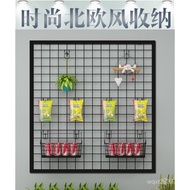 Grid Hanging Grid Hanging Grid Grid Rack Photo Iron Hanging ins Wall Art Shelf Wall Hook Photo Net D