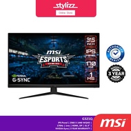 MSI GAMING G321Q MONITOR - IPS PANEL, 31.5"INCH, 2560X1440 WQHD, 1MS, 170HZ, G-SYNC COMPATIBLE, ANTI
