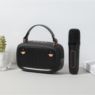 Bluetooth Mini Speaker Wireless Karaoke Set Portable Mic Microphone BS32D KK01 Stereo MP3 USB Micro 