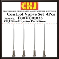 4PCS Common Rail Injector Control Valve Set F00VC01033 F 00V C01 033 for Kia Sorento Hyundai H-1 H10