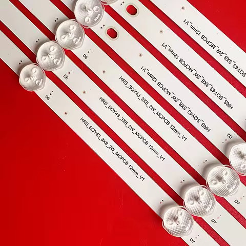 LED Backlight strip 8 lamp for RCA 43'' TV JL.D43081330-031BS-M_V01 RTU4300 HRS_SQY43_3X8_2W_MCPCB 4