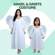 TSO Angel Costume Angel Dress Angel Wings for Kids and Adults Saints Costume Panunuluyan Christmas