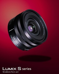 [全新] Panasonic Lumix S 18-40mm F4.5-6.3 for L-Mount (for FF S5, S5D, S5II, S1, S1R, S1H, S9, S1RII, 