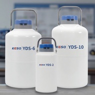 Cryogenic Liquid Nitrogen Dewars 6L Tank Aluminium Container Storage Insemination Semen