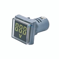 Pilot Lamp LED with VOLT METER 22mm KOTAK
