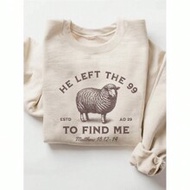 Jesus Left 99 Sweaters,The Lord Is My Shepherd Crew Neck Sweatshirt,Christian Sport Crewneck He Left