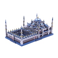 new Microworld 3D metal Puzzle Blue mosque Building Model DIY 3D laser cutting Jigsaw puzzle model N
