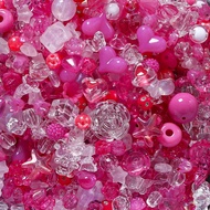 30g/1.06oz 1-3cm Randomly Mixed Acrylic Bead Material Can Be Used To Make Women's Bracelets, Necklac