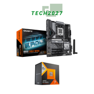 AMD Ryzen 7 7800X3D 4.2 GHz Eight-Core AM5 Processor with Gigabyte B850 EAGLE WIFI6E AM5 ATX Motherb