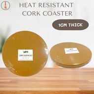 2PC SET Cork Coaster / Cork Trivet / Cork Mat / Pot Mat / Pot Coaster