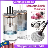 【Ready Stock】3in1Electric Make Up Brush Cleaner Portable Makeup Brush Machine With Makeup Brush Clea
