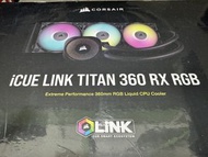 Corsair iCUE LINK TITAN 360 RX RGB 水冷散熱器
